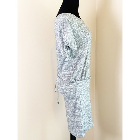 Maeve Anthropologie Gray Wrap T-shirt Dress M - Picture 4 of 7